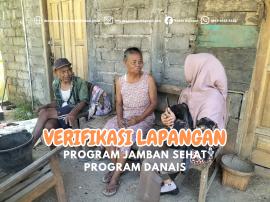 Verifikasi lapangan calon penerima program jamban sehat